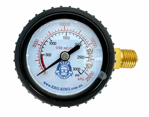 High pressure. gauge for Keg King regulators