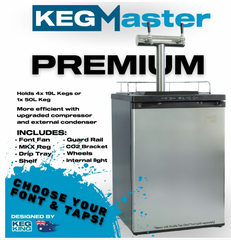 Kegmaster XL Premium KEGERATOR with T Bar Font from $1140.00