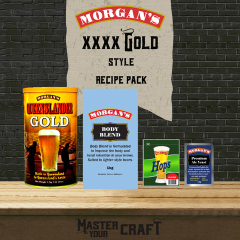 Morgan's XXXX Gold Style recipe pack